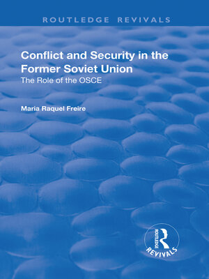 cover image of Conflict and Security in the Former Soviet Union